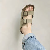 Versatile Lazy Cork Sole Birkenstock Half Slippers Newgew